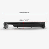 Nissan R34 M34 Stagea1999 2000 2001 2002 2003 2004 with Aftermarket Parts - Rear Bumper Diffuser TK Style Carbon Fiber / FRP from EPR USA